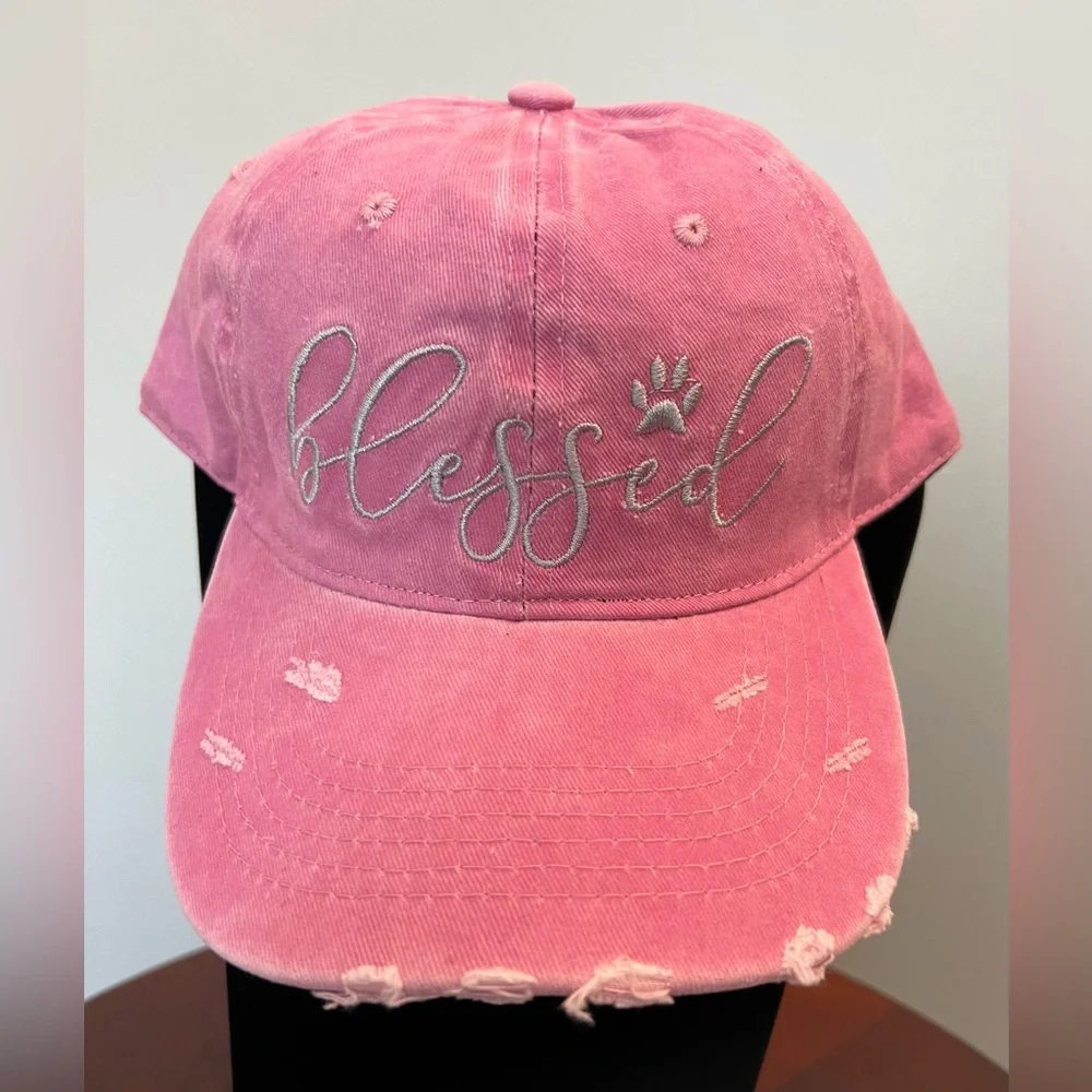 On Sale!!! Blessed hat with Faith bracelet and delicate cross necklace - Picture 2 of 5